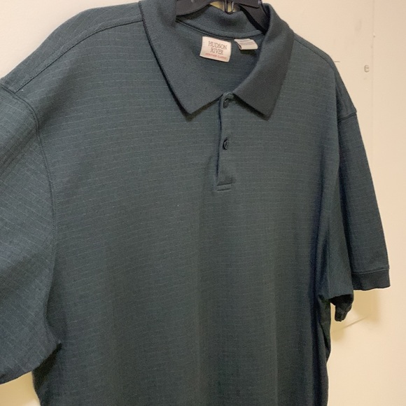 Men’s Hudson River Polo XL Checkered Grey/Black - Picture 4 of 5